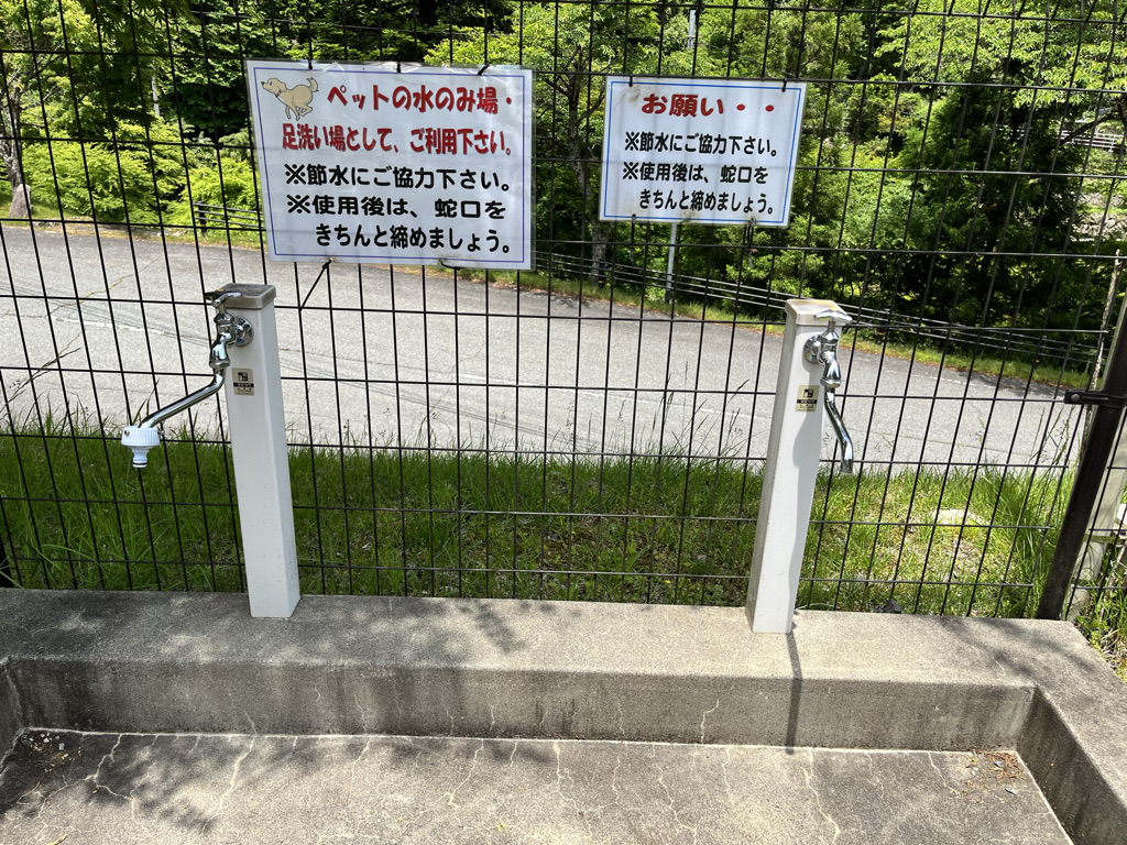 原不動滝キャンプ場ドックランサイト