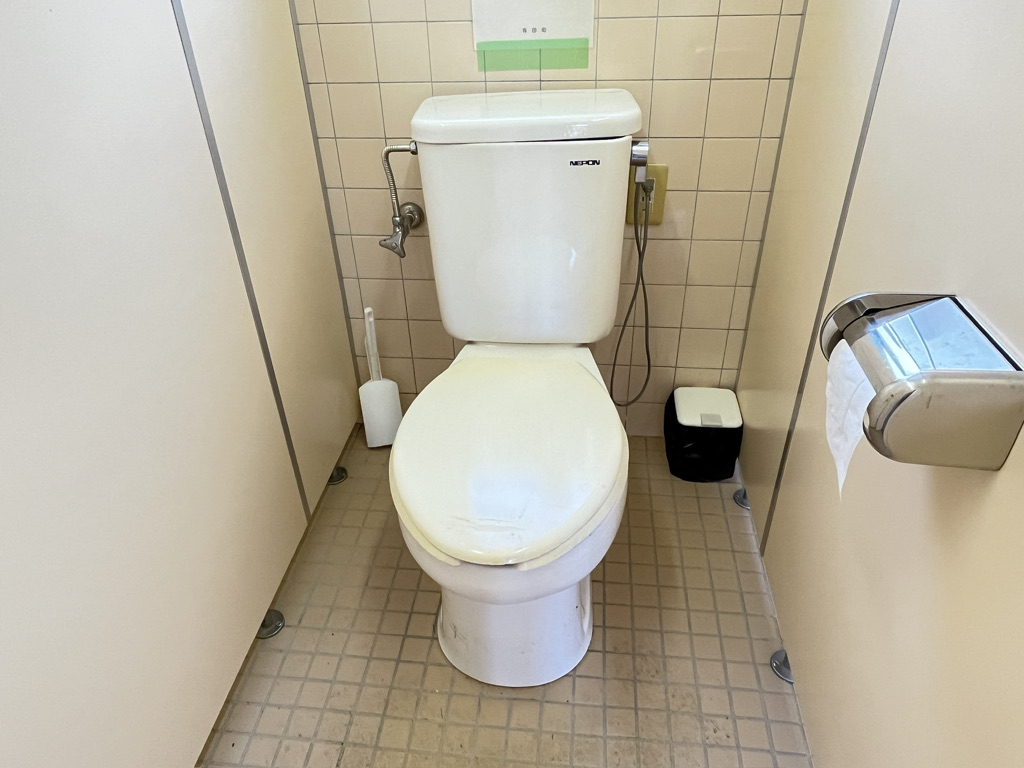 岳の棚田キャンプ　トイレ